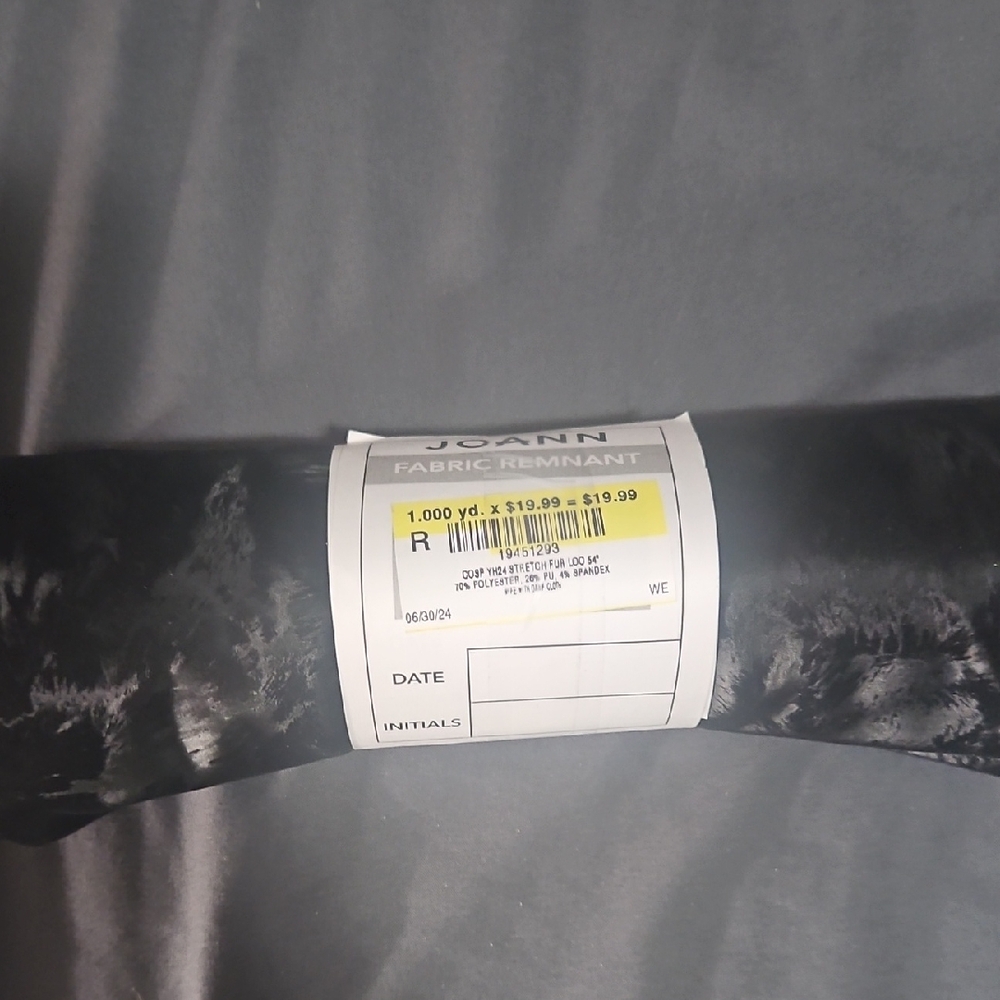 50% Off 2 Items!🦇JOANN  Black Fabric Remnant (Lot A)🦇